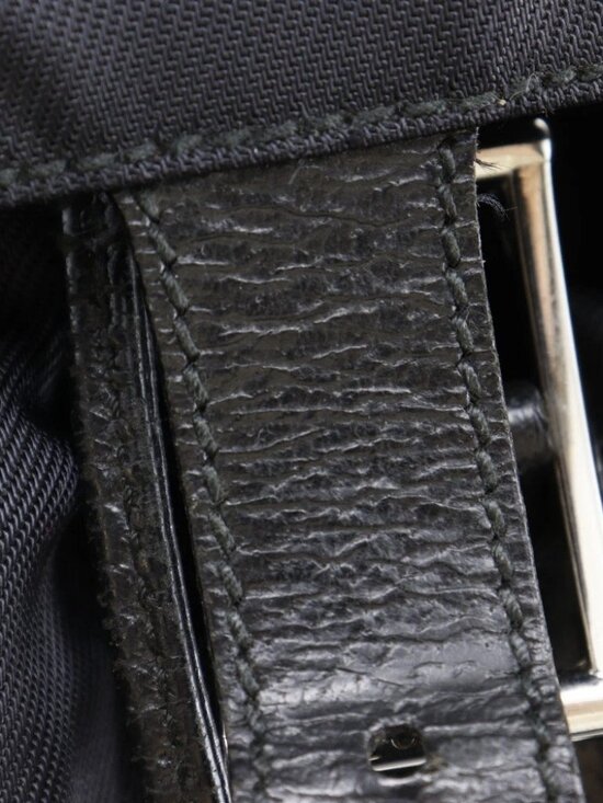 GUCCI Backpack Daypack black Nylon canvas/leather Women main image 6